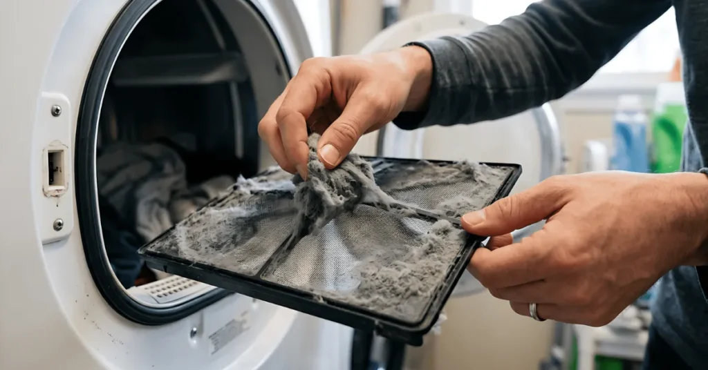 dryer lint cleaning